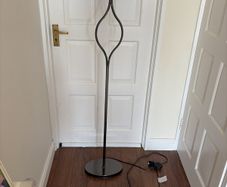 Grey floor lamp