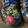 Vintage Dr Martens 1460 Floral Boots UK 2 Image 7