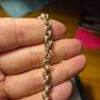 Vintage Stamped Sterling Silver Heavy Elaborate Chain and Cat Pendant Image 9
