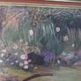 Oil on canvas garden scene Image 6