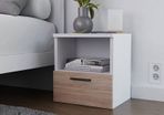 NEW SALE | Bedside Tables, Bedside Drawers, Bedside Cabinet, 1 Drawer, End Table with Storage Shelf, Sonoma. Size: W37 x H40 x D30 cm