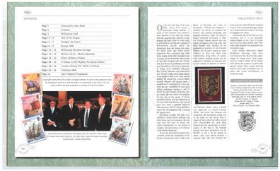 2000 Jersey (Channel Islands) Stamp Year Book (softback) issued by Jersey Post with 16 images of contents