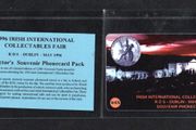 1996 Ireland IR5 Irish International Collectable Fair RDS May 1996 (World Telecom) Call Card new