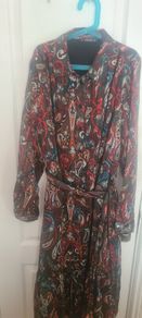 paisley style dress