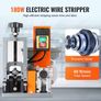 Electric Wire Stripping Machine 1.5-25mm Cable Stripper 180W 60ft/min 3 Feeding Holes Wire Peeler Scrap Copper Recycle Image 5