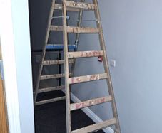 Wooden 8 foot ladder