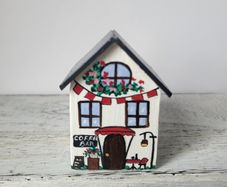 Handcrafted tiny wooden house!