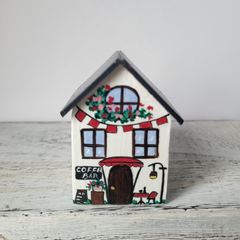 Handcrafted tiny wooden house!