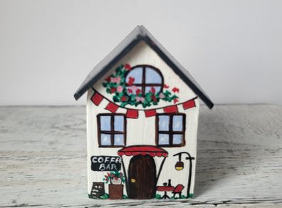 Handcrafted tiny wooden house!
