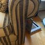 Beige and brown Couch with 2 cushions Image 2