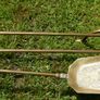 Antique Solid Brass Fireplace Set Image 3