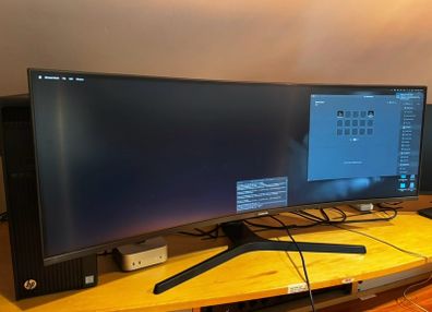 Samsung monitor C43J890 LED Display (43 inch) 3840 x 1200