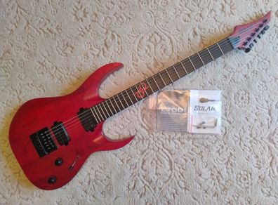 Solar A1.6ROP+ guitar with Evertune