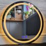 LED Bathroom Mirror Dual LED Demister Antifog Image 3