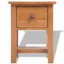 Nightstands 2 pcs 36x30x47 cm Solid Oak Wood Image 2