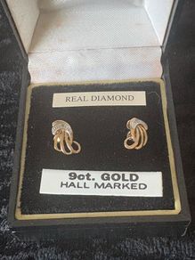 Gold Stud Earrings