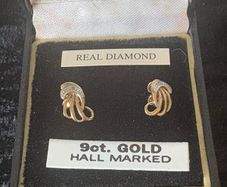 Gold Stud Earrings