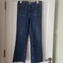 Zara High Waist Mini Flare Jeans Image 2