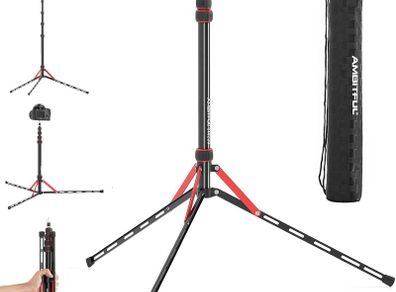 Professional Folding Tripod Light Stand 220cm/86.6"