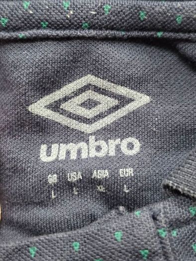 Ireland Football Umbro Geometric Patterned Polo Shirt Mens Large