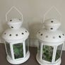 2 Large White Lanterns Image 3