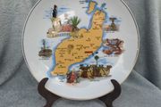 LANZAROTE decorative plate and stand