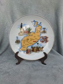 LANZAROTE decorative plate and stand
