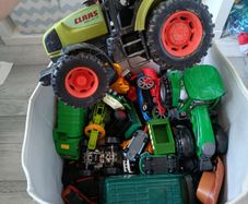 3 bags of cars tractors hot wheels
