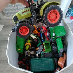 3 bags of cars tractors hot wheels
