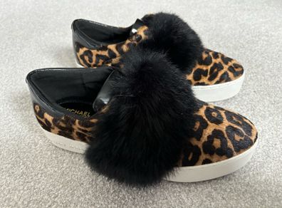 Michael Kors Fur Leopard Sneaker UK5