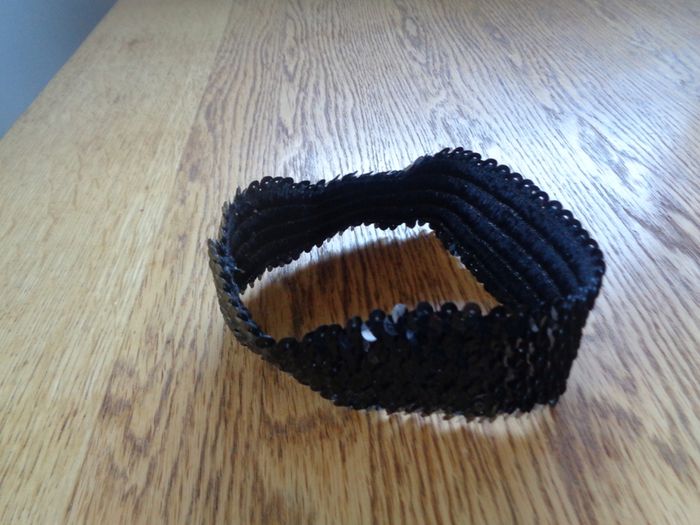 Black Glitter Hairband for Sale