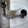 Sink with pedestal and tap Image 4