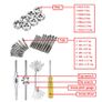 BRAND NEW 32 PCS HSS Tap and Die Set Metric Wrench Cut M3-M12 Tap and Die Set Metric Hand Threading Tool Set Engineer Kit with Metal Case Image 4
