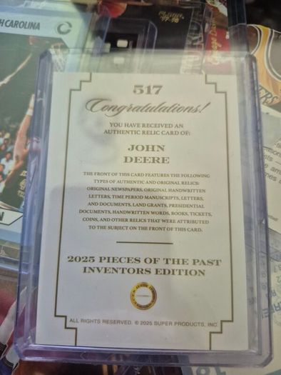 relic of the past card