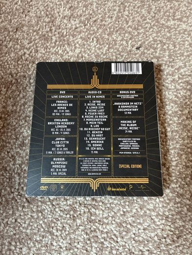 Rammstein Volkerball 2 dvd 1 cd set