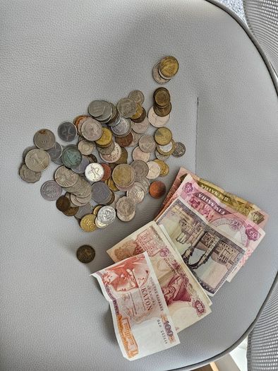 Collection of mixed international coins