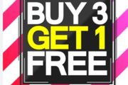 Buy 3 Get 1 Free
