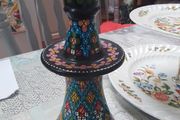 Vintage Hand Painted Candle Holder