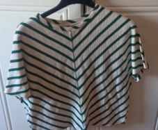 ladies riverisland top with chevron stripes