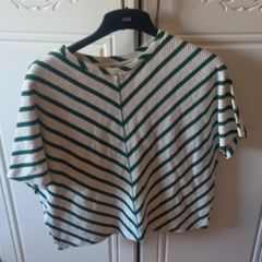 ladies riverisland top with chevron stripes