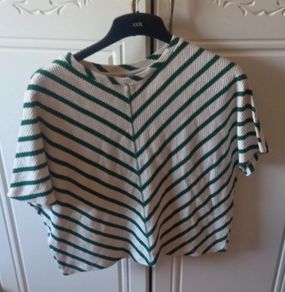 ladies riverisland top with chevron stripes