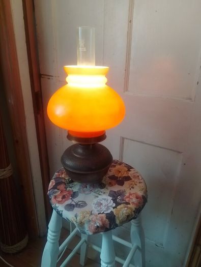 lovely oil lamp style light