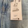 Stradivarius (Zara Group) Tall High Waist Straight Wide Leg Jeans   Size 42 UK 14 Image 10