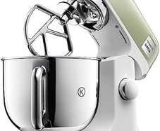 Stand Mixer for Baking, Stylish Kitchen Mixer with K-beater, Dough Hook and Whisk, 5 L Stainless Steel Bowl, Removable Splash Guard, 1000 W