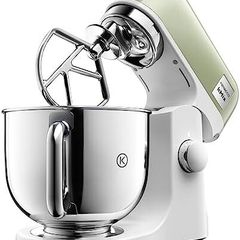 Stand Mixer for Baking, Stylish Kitchen Mixer with K-beater, Dough Hook and Whisk, 5 L Stainless Steel Bowl, Removable Splash Guard, 1000 W