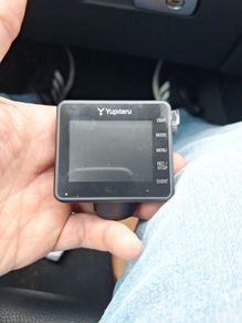 Yupiteru dashcam in Japaneese