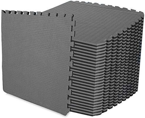 Mat Extra Thick (2cm) Foam Exercise Mats, Gym Flooring Mat, Interlocking Puzzle EVA Floor Tiles, Non slip Rubber Cushion For Home Workout
