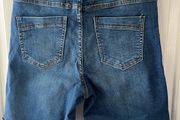 New Encuentro Mid Blue Denim Stretch Shorts - Size 10/12 / EU38