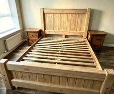 Luxury Solid Wood King Bed Frame