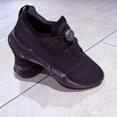 Ecco Waterproof Golf Shoes Black Leather